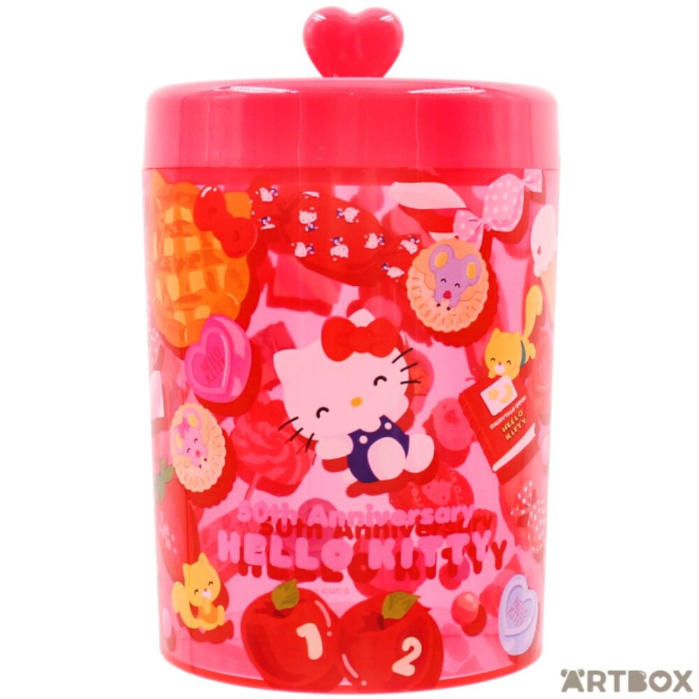 NEW RARE Sanrio Hello Kitty Apple Pie 50th Anniversary Storage Pot Accessory Jar